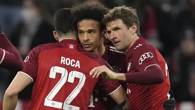 Foto: Bayern Munchen Gilas RB Salzburg 7-1, Hattrick Lewandowski di Liga Champions Catatkan Rekor Baru