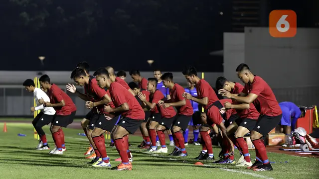 latihan Timnas Indonesia Senior