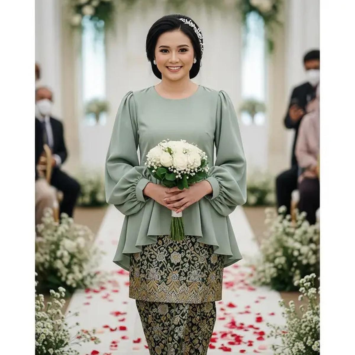 Model Baju Bridesmaid Melayu Rok Songket, Perpaduan Gaya Elegan dan Nuansa Tradisional