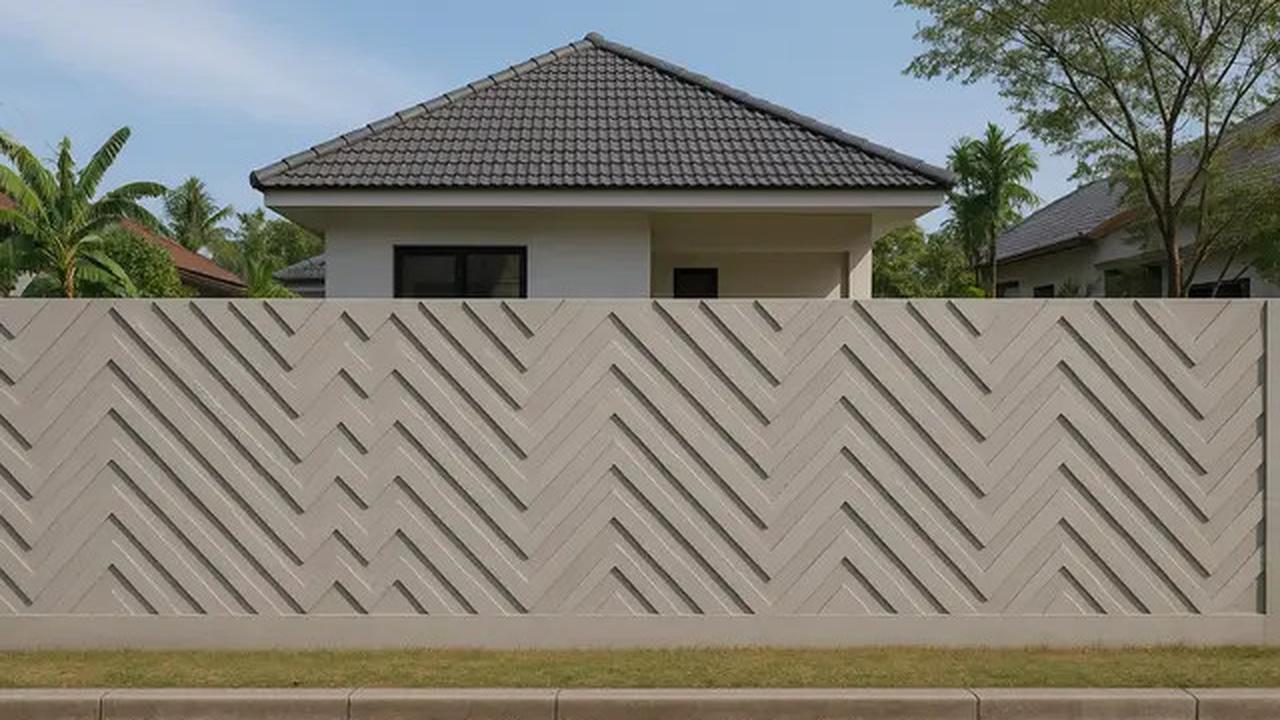 10 Model Pagar Tembok Tanpa Besi yang Lagi Hits, Bikin Tampilan Rumah Estetik dari Luar