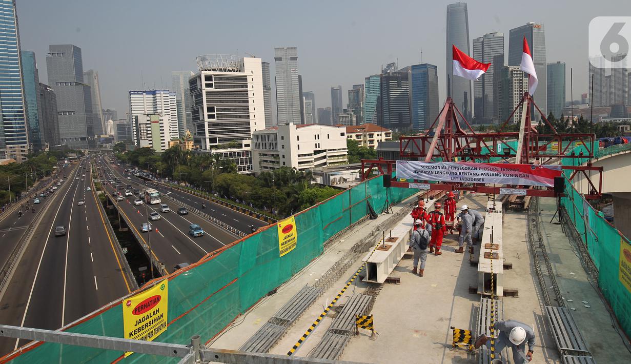 Foto Long Span Lrt Jabodebek Menjadi Yang Terpanjang Di Dunia