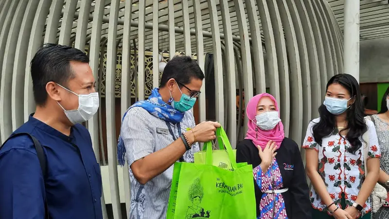 Menparekraf Sandiaga Salahuddin Uno di Bali