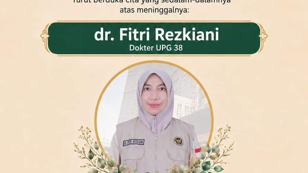 Kabar Duka, Dokter Petugas Kloter 38 Debarkasi Makassar Meninggal di Mekkah