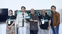 Wakil Gubernur (Wagub) Paku Alam X meresmikan platform FlipFlopTV di Yogyakarta, Selasa (20/12/2022).