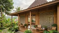 9 Kombinasi Roster dan Kayu untuk Rumah Desa yang Estetik dan Nyaman, Adem Sepanjang Hari