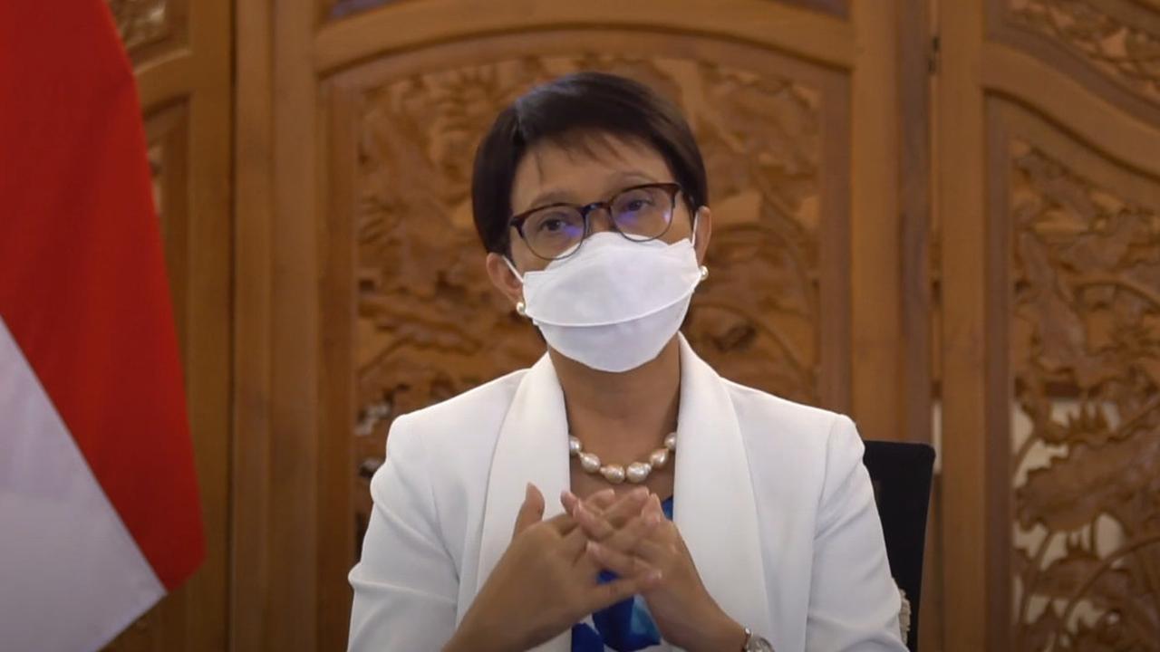 Menlu Retno Marsudi di AS.