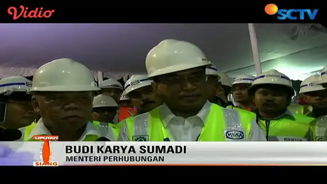 Simpang susun Semanggi rampung. Proyek ini ternyata selesai lebih cepat 1 bulan dari target.