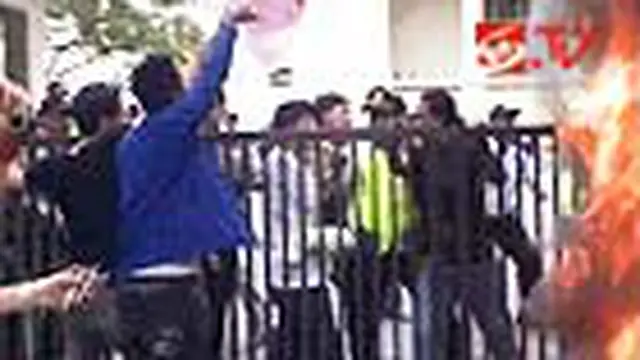 Soal Lahan, Mahasiswa-Polisi Nyaris Baku Hantam