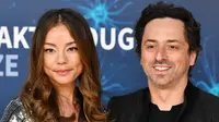 Nicole Shanahan dan Sergey Brin menghadiri Breakthrough Prize Red Carpet, 3 November 2019 di Mountain View, California. (Ian Tuttle/Getty Images for Breakthrough Prize /AFP Ian Tuttle / GETTY IMAGES NORTH AMERICA / Getty Images via AFP)