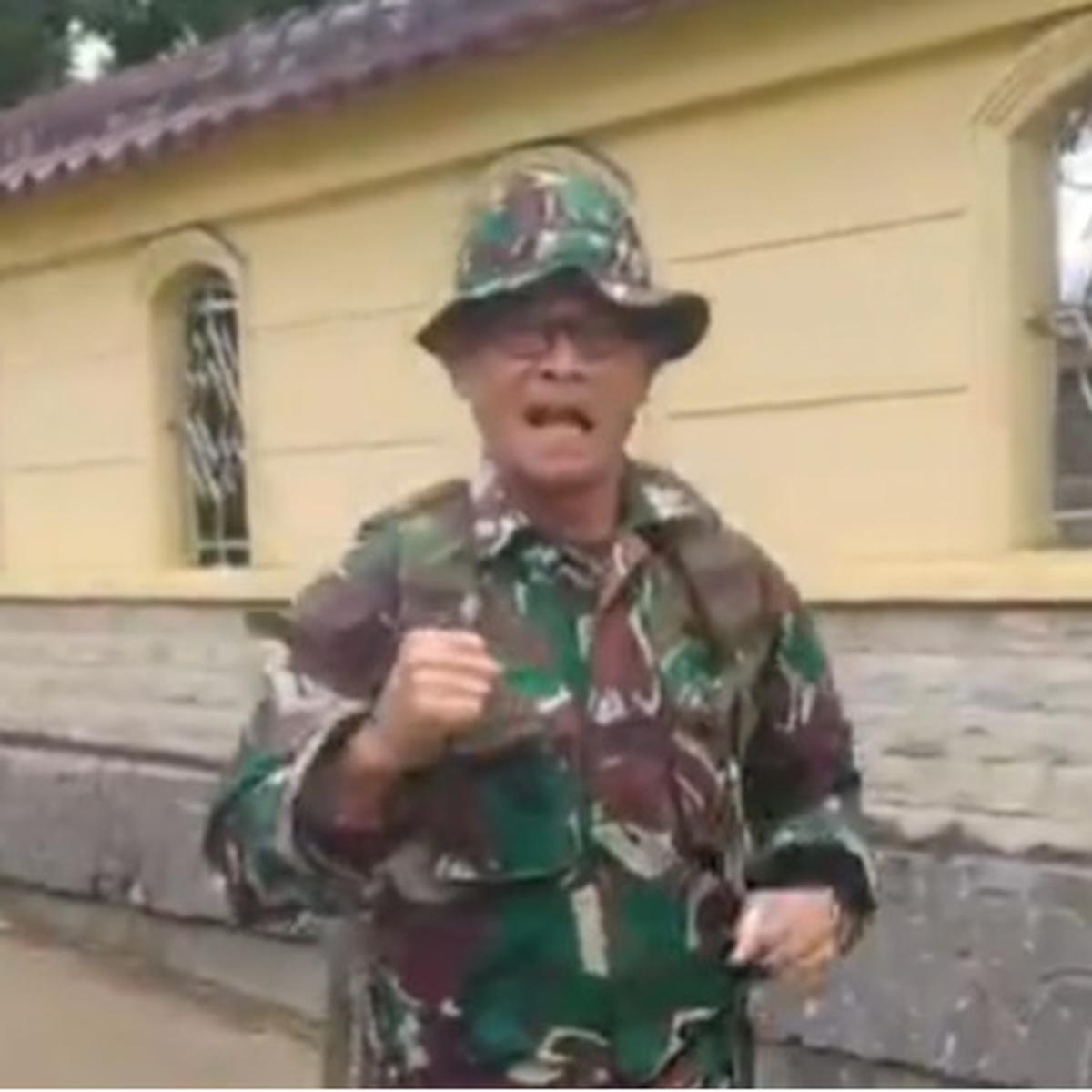 prajurit tni lari