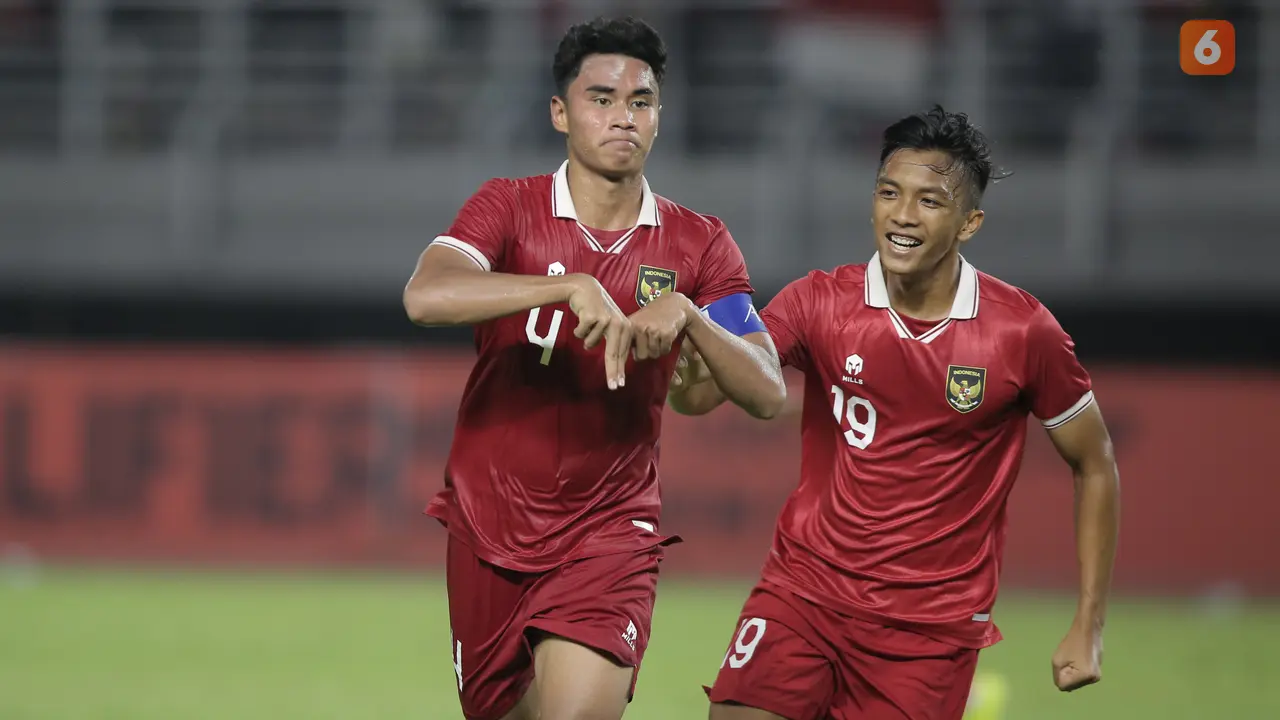 Selebrasi Muhammad Ferrari dan Rabbani Tasnim Siddiq