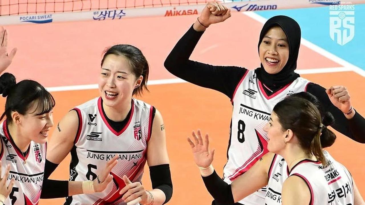 Intip Profil Park Eun Jin, Rekan Setim Megawati di Red Spark yang Alami Cedera Pergelangan Kaki