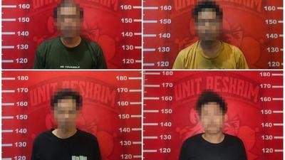Polres Serang Ungkap Kasus Pencurian 990 Batang Besi Ulir, Lima Tersangka Diamankan