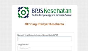 Skrining BPJS Kesehatan (Dok Tangkapan Layar BPJS Kesehatan)