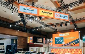 PT Bank Danamon Indonesia Tbk (Danamon) dan PT Adira Dinamika Multi Finance Tbk (Adira Finance) hadir dalam 
Indonesia International Motor Show 2026.