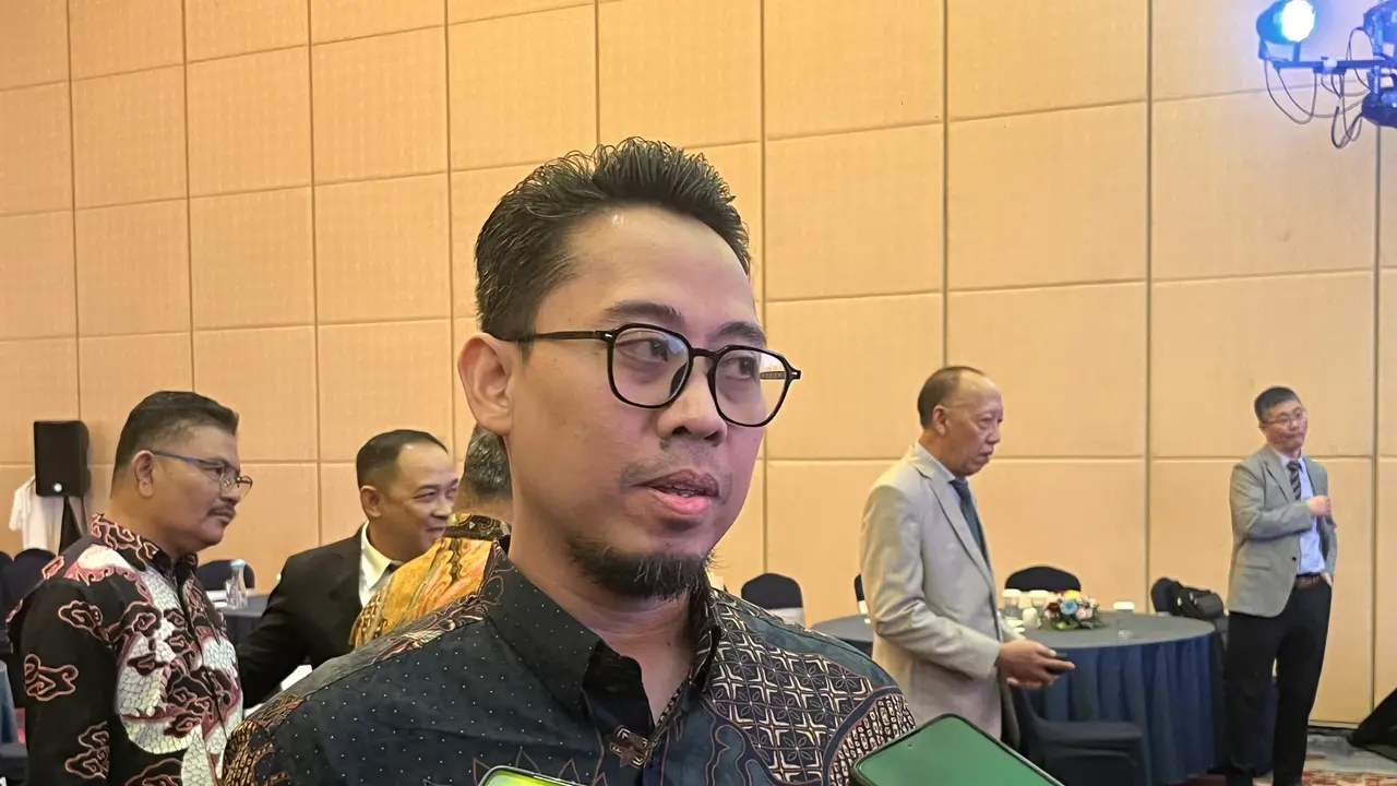 Direktur Hilirisasi Mineral dan Batu Bara Kementerian Investasi dan Hilirisasi/Badan Koordinasi Penanaman Modal (BKPM), Rizwan Aryadi Ramadhan. (Liputan6.com/Christian)