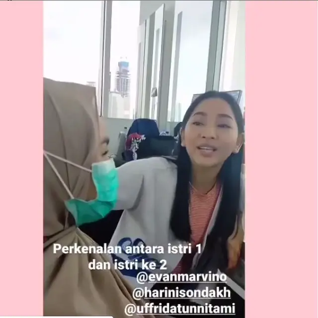 6 Momen Pertemuan Istri Evan Marvino dan Harini Sondakh, Langsung Akrab