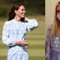 Potret Kate Middleton dan Ivanka Trump Pakai Baju Sama Persis, Lebih Kece Mana? (HENRY NICHOLLS / AFP) (Tangkapan Layar Instagram/ivankatrump)