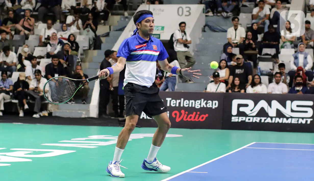 Desta sendiri mengaku senang bisa melawan Rezky pada pertandingan kali ini. (Liputan6.com/Angga Yuniar)