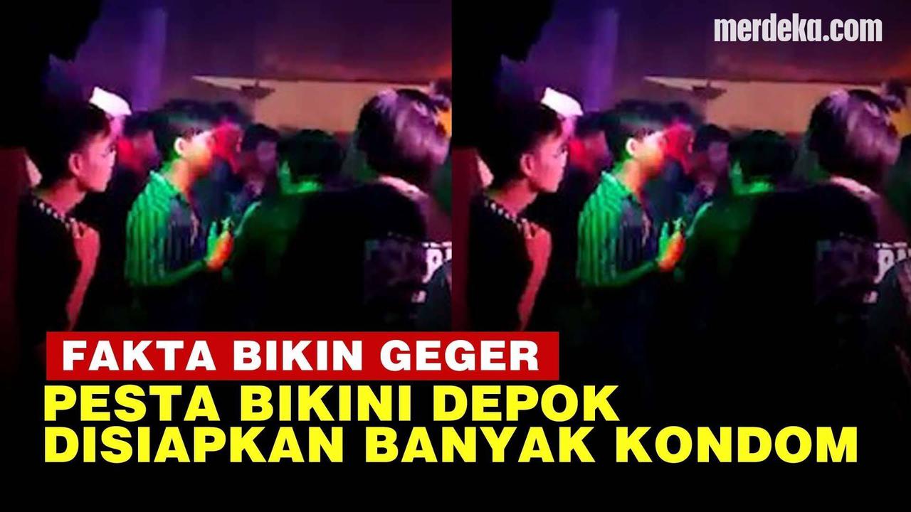VIDEO: Suasana Meriah Pesta Bikini di Depok, Tarif Jutaan Disiapkan Banyak Kondom