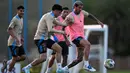 Albiceleste dijadwalkan bertandang ke markas Paraguay, Stadion Defensores del Chaco, Asuncion, Kamis (14/11/2024) waktu setempat. (LUIS ROBAYO/AFP)