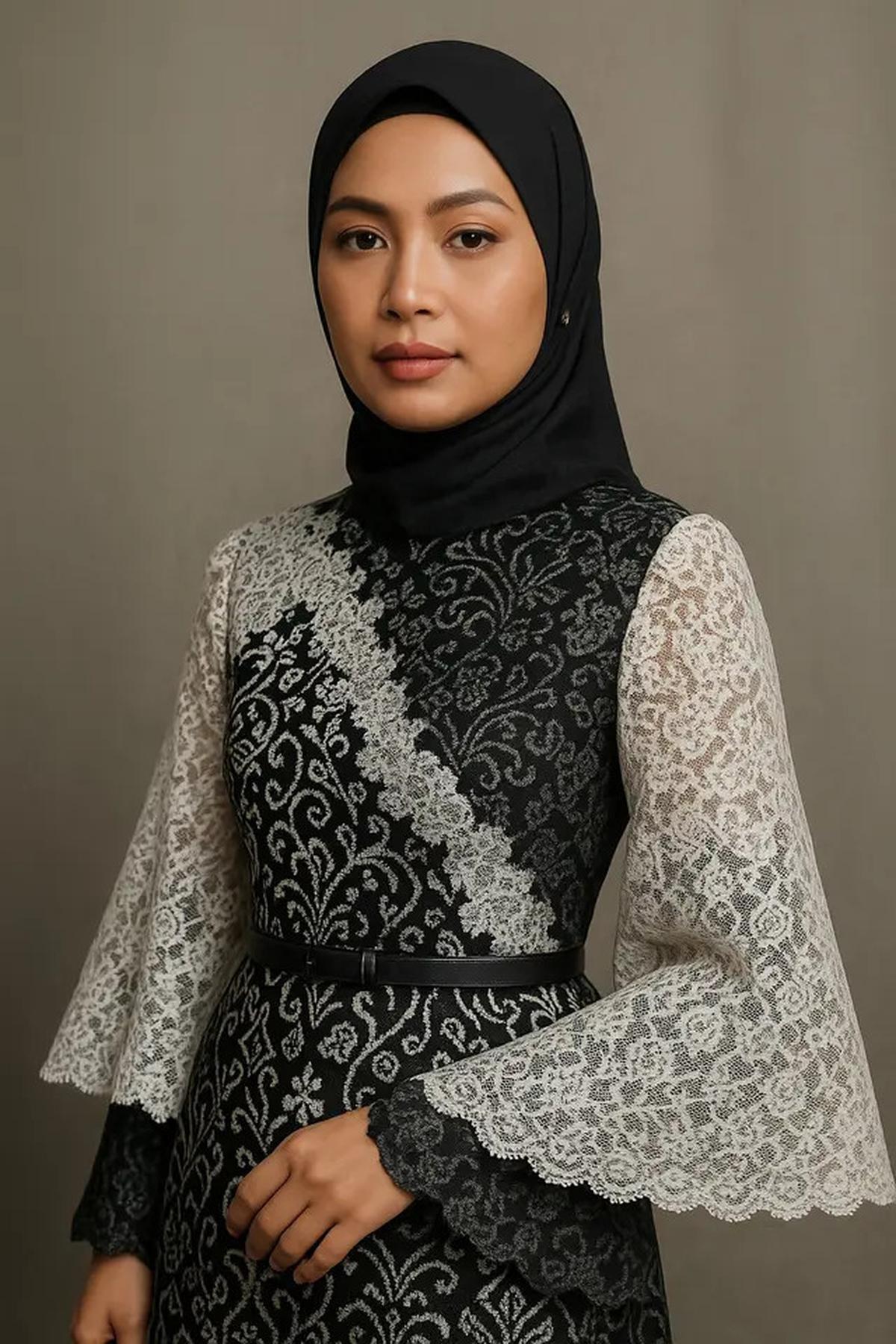 7 Model Batik Brokat Lengan Gelombang Tren 2025, Rahasia Tampil Elegan di Berbagai Acara