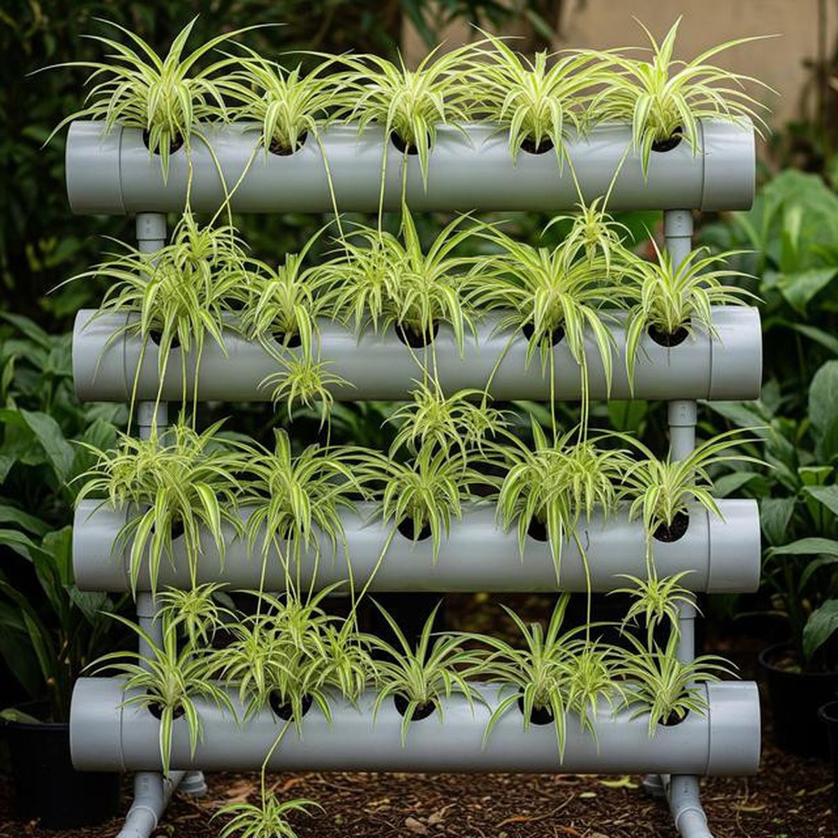 8 Tanaman Paling Tahan Panas untuk Kebun Vertikal PVC, Cocok Rumah Sempit Minim Cahaya