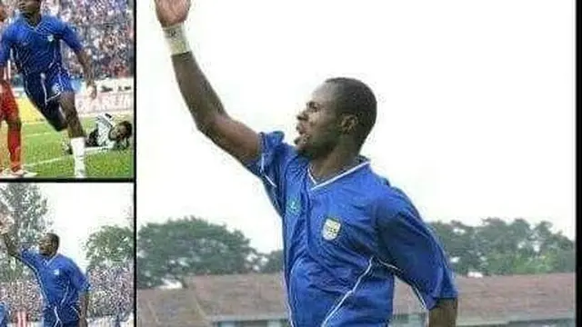 Mantan pemain Persib Bandung asal Nigeria, Ekene Ikenwa. ( Dok Instagram ekeneikenwa)