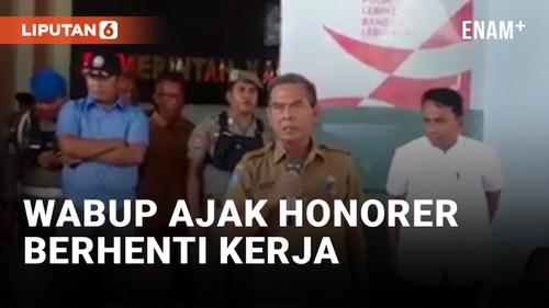 VIDEO: Wakil Bupati Dompu Minta Honorer Nakes Berhenti Bekerja