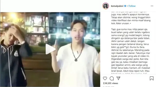 Kemal Palevi soal Ferdian Paleka