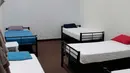 Foto tanpa tanggal menunjukkan bagian dari tempat penampungan anak-anak imigran gelap dipisahkan dari orang tuanya di bawah kebijakan “tanpa toleransi” Presiden Donald Trump di Tornillo, Texas. (HHS' Administration for Children and Families via AP)