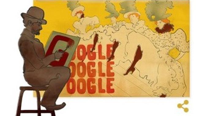 Google Doodle Lukisan  Langka dari Henri de Toulouse 