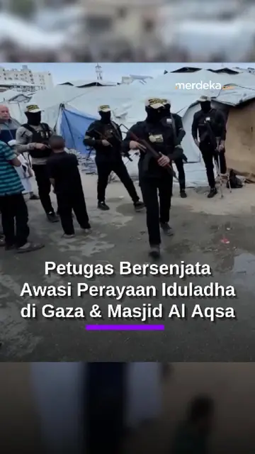 Potret Haru Iduladha di Masjid Al Aqsa & Gaza, Diawasi Petugas Sangar Bersenjata