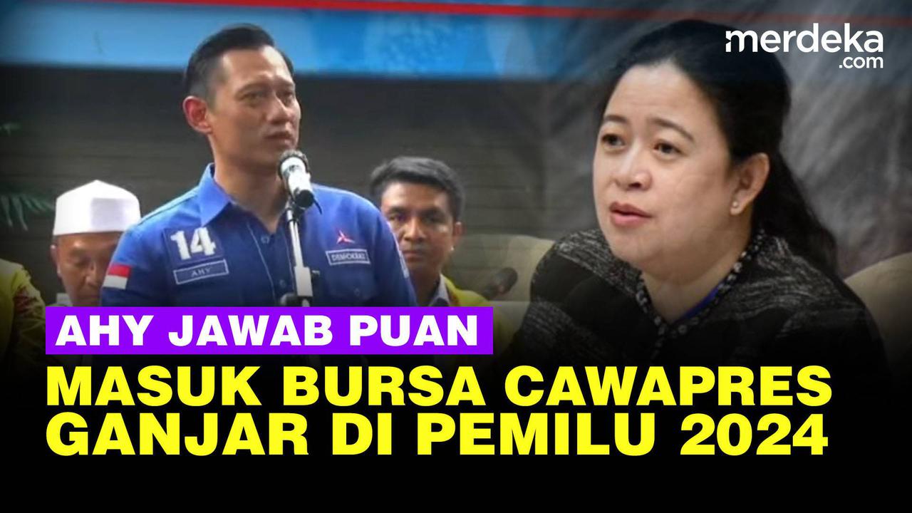VIDEO: Jawaban AHY Soal Masuk Bursa Cawapres Ganjar Pranowo
