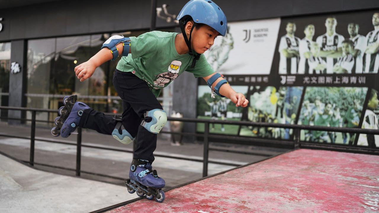 Ilustrasi Roller Skating