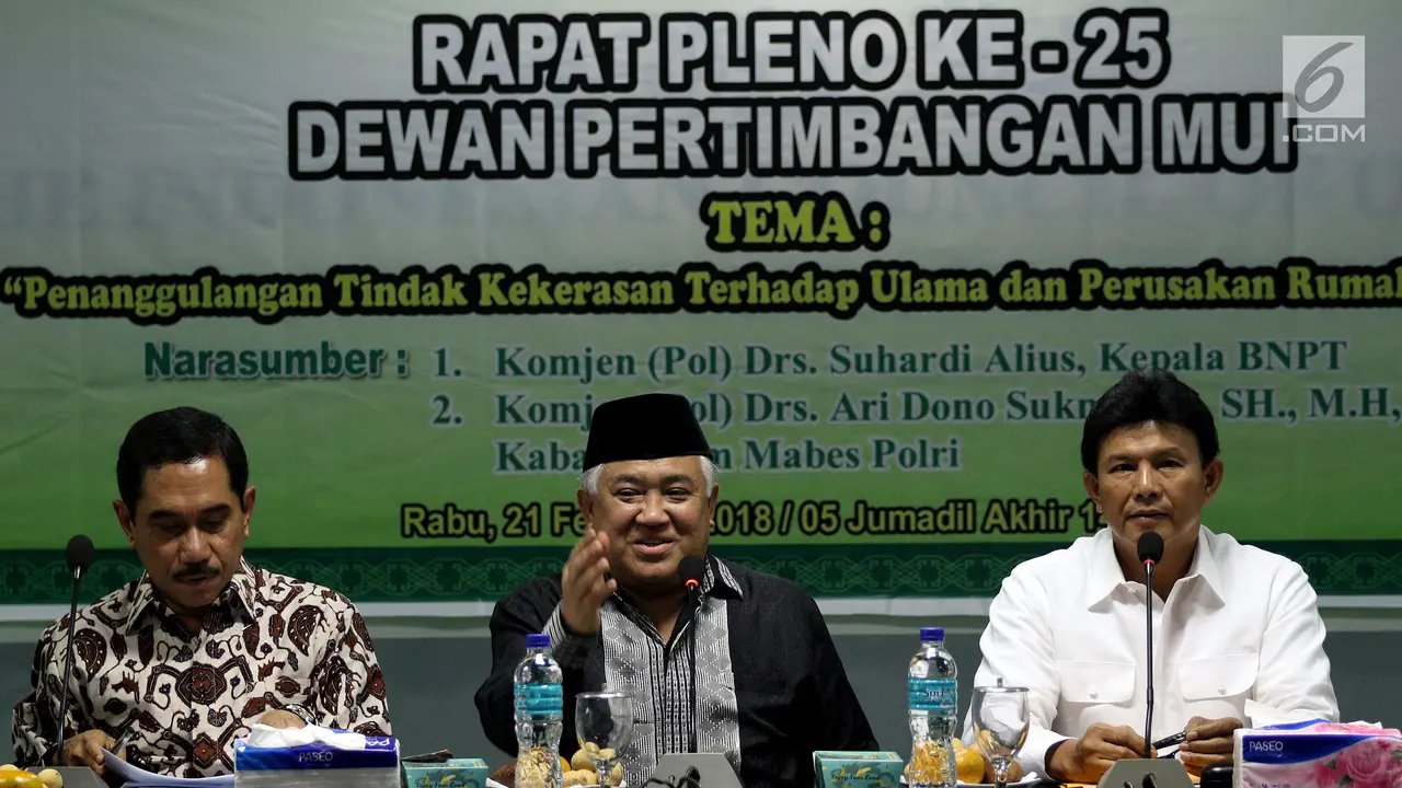 Bahas Penganiayaan Tokoh Agama, MUI Undang BNPT dan Bareskrim