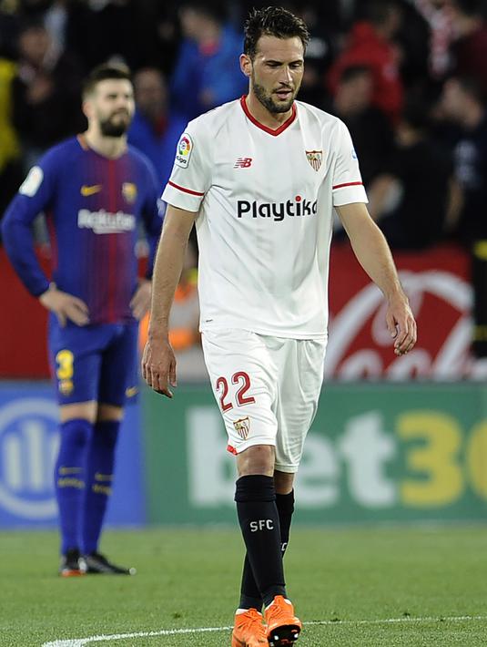 7. Franco Vazquez - Saat tampil bersama Palermo, Vazquez adalah pemain terbaik yang melakukan nutmeg. Pernah di satu pertandingan ia pernah melakukan Nutmeg dengan 3 pemain berturut-turut. (AFP/Christina Quicler)