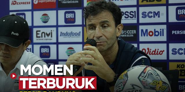 VIDEO: Kalah dari Persik, Luis Milla Bilang Ini Momen Terburuk Persib