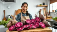 Menikmati Krenyes Keripik Ubi Cita Rasa Burger