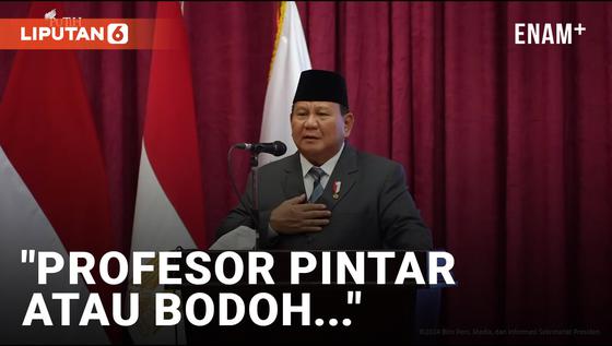 VIDEO: Prabowo Curhat, Sering Diejek dan Difitnah