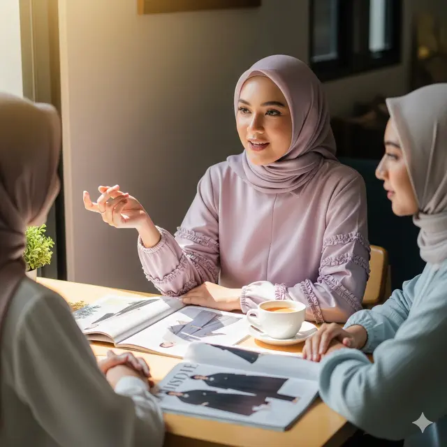 Model Lengan Gamis Rempel Paling Baru