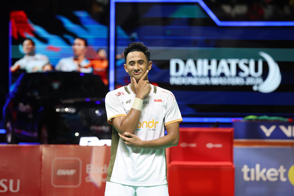 FOTO: Alwi Farhan Melaju ke Final Indonesia Masters 2026