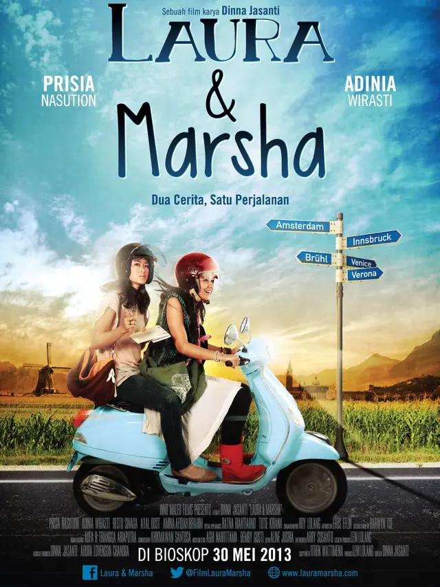 Poster film Laura & Marsha. (Foto: Dok. Inno Maleo Films/ IMDb)