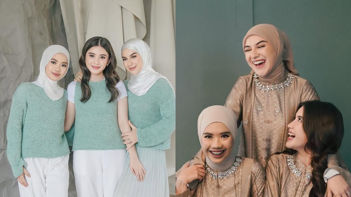 Gaya Kompak Irish Bella dengan Dua Anak Sambungnya, Tampil Cantik Bak Kakak Beradik