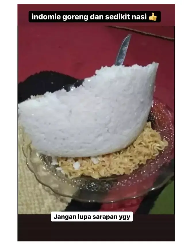 6 Potret Bekal Nasi dan Mie Ini Kocak Banget, Anak Sekolah Pasti Relate