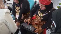 PT Widya Herbal Indonesia berkontribusi dalam perhelatan Il Festino, balap sepeda pertama berstandar internasional, di Stadion Mandala Krida Yogyakarta, Minggu (25/9/2022).