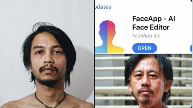5 Foto Parodi Seleb Muda Pakai Aplikasi 'Wajah Tua' Ini Bikin Senyum Nyengir