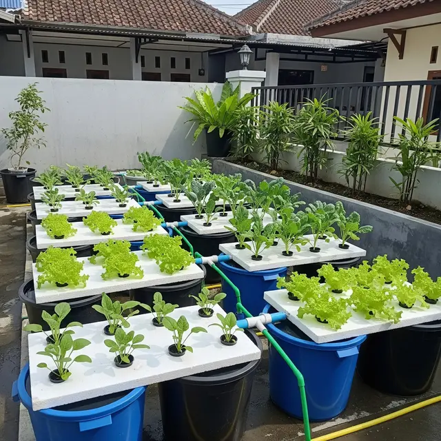 9 Desain Kebun Sayur Hidroponik Ember Sederhana Modal Kecil, Solusi Lahan Terbatas