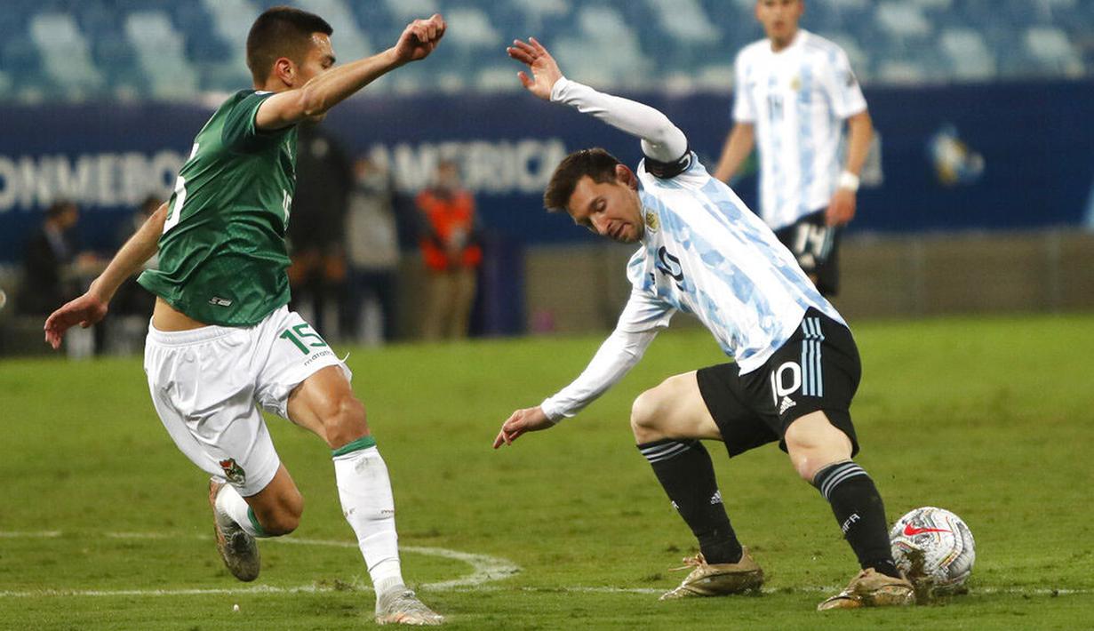 Foto Copa America: Lionel Messi Borong Dua Gol, Argentina Gilas Bolivia - Dunia Bola.com