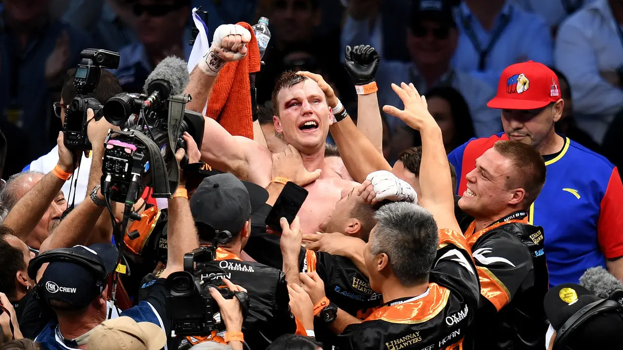 Jeff Horn, Manny Pacquiao, Floyd Mayweather Jr.